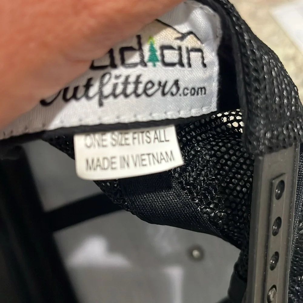 Arcadian Outfitters Patch Snapback Trucker Hat Gray OSFA Mesh Back